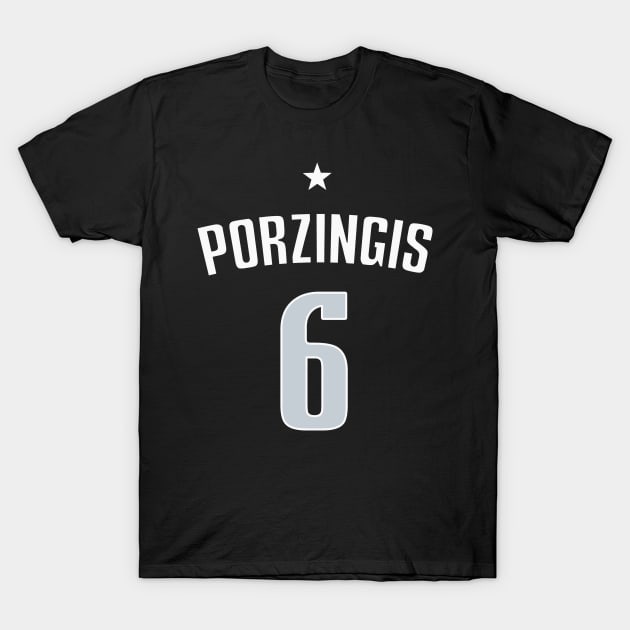 Kristaps Porzingis T-Shirt by telutiga